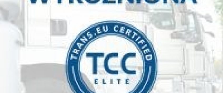 Nasza firma w gronie przewoźników z Certyfikatem TCC Elite!